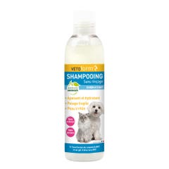 Vetoform Chien et Chat Shampoo senza risciacquo per Cane e Gatto Calendula e Aloe Vera biologiche 200 ml