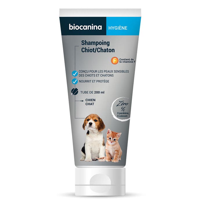 Shampoo per Cuccioli e Gattini 200 ml Hygiène Biocanina