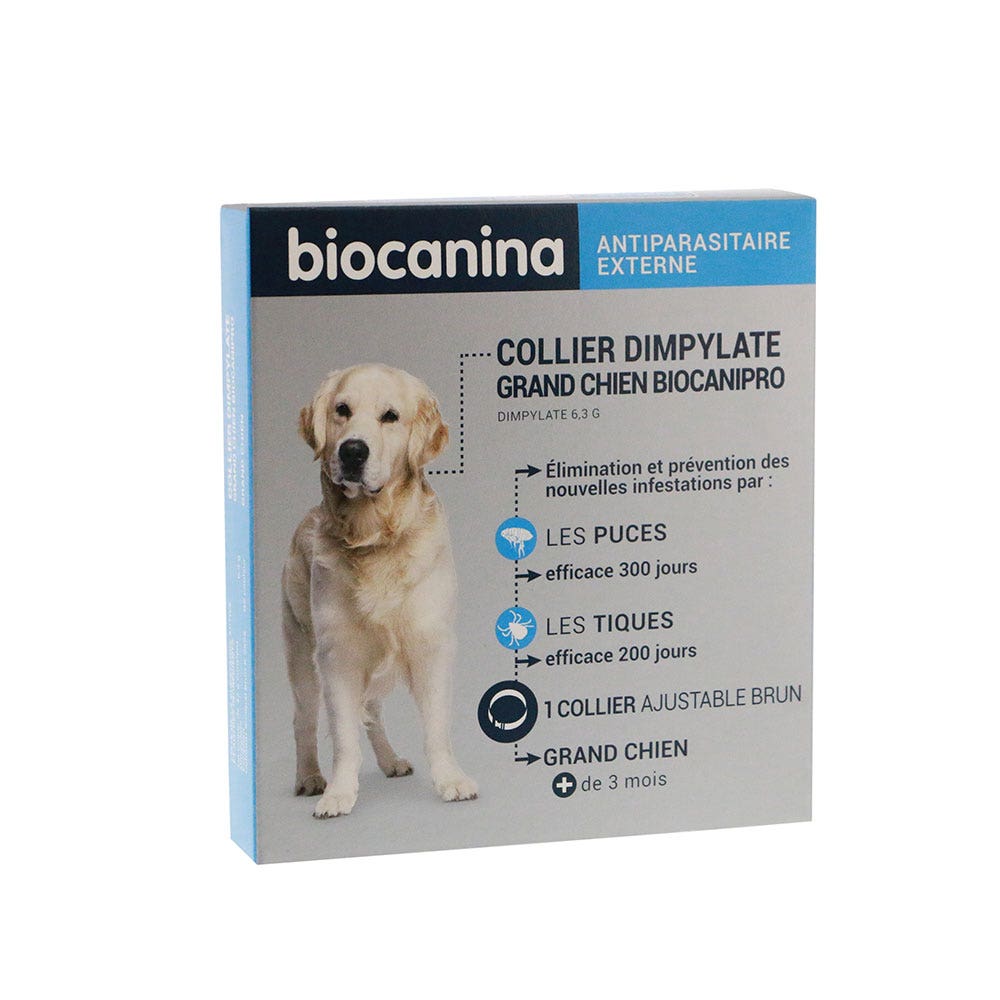 Biocanina Antiparassitario esterno Collare per cani di taglia grande biocanipro x1 Unità