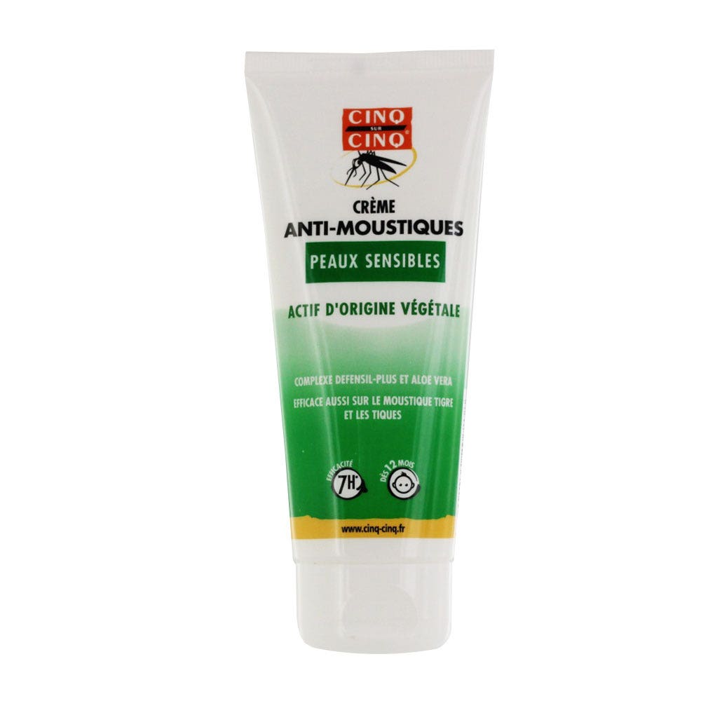 Cinq Sur Cinq Crema repellente per zanzare per pelli sensibili 12 mesi 100ml