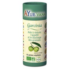 Ayur-Vana Garcinia riduce l'appetito e l'accumulo di grasso 60 capsule