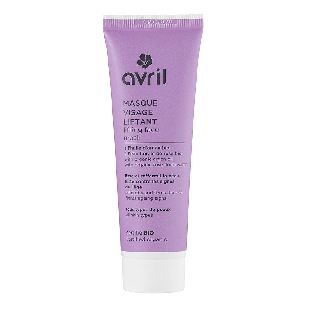 Avril Maschera liftante con olio di argan e acqua floreale di rosa bio 50ml