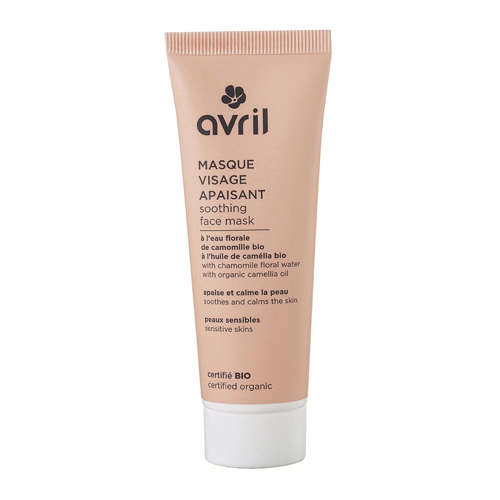 Avril Maschera lenitiva all'acqua floreale di Camomilla Bio Pelle Sensibile 50ml