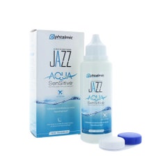 Ophtalmic Aqua Sensitive Soluzione multifunzione Jazz per tutti i tipi di lenti morbide 100ml