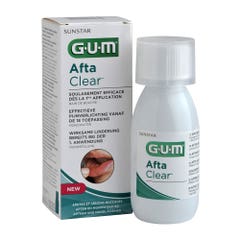 Gum AftaClear Bagno Ulcere della bocca e lesioni orali 120 ml