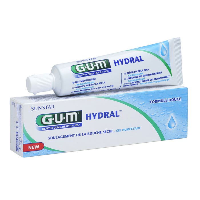 Gel umettante per il sollievo della bocca secca 50ml Hydral Gum