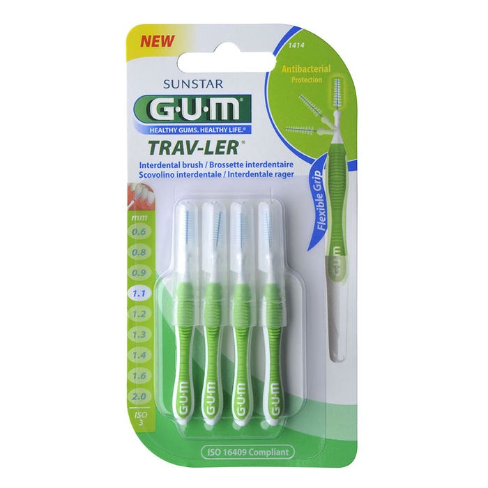 Gum Trav-ler Scovolini interdentali da 1,1 mm x4