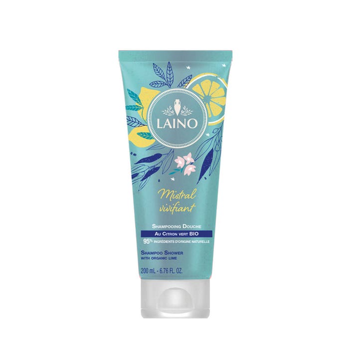 Laino Mistral Vivifiant Shampoo Doccia Biologico al Limone 200 ml