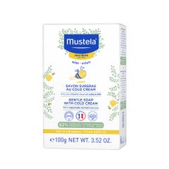 Mustela Sapone supergrasso in crema fredda nutriente e protettivo per la pelle secca del bambino 100 g