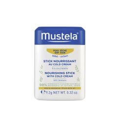 Mustela Stick Nutriente alla Cold Cream Labbra e Zigomi Pelle secca 9.2g