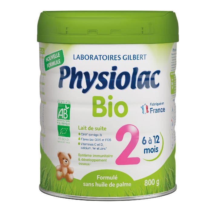 Physiolac Latte in polvere biologico 2 Da 6 a 12 mesi