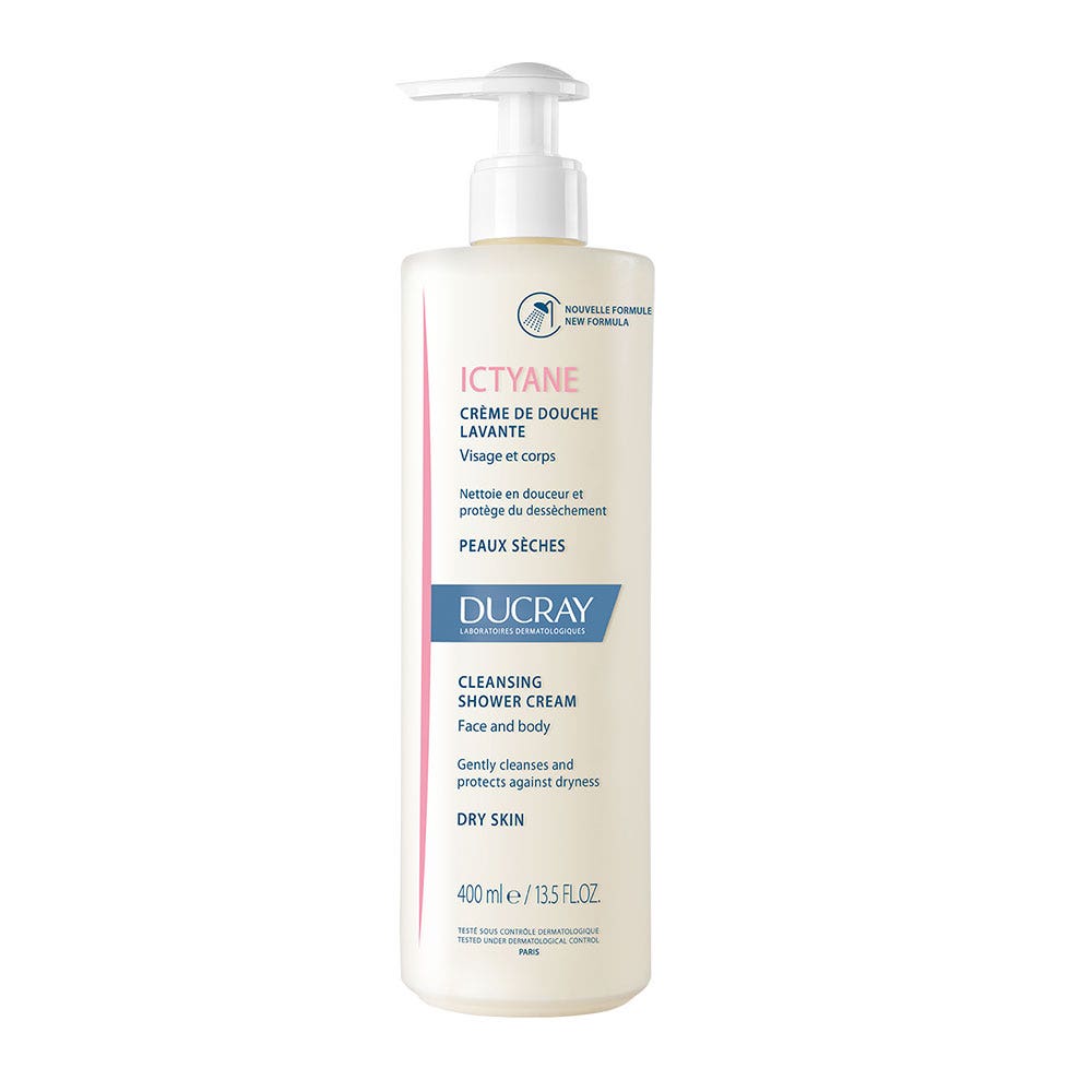 Ducray Ictyane Crema Doccia Detergente Pelle secca 400ml