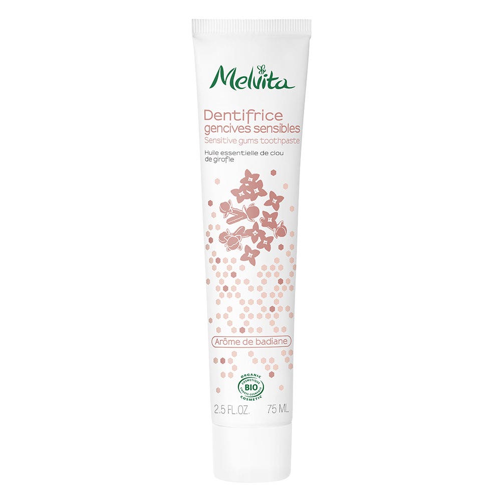 Melvita Dentifricio per gengive sensibili con anice stellato 75ml