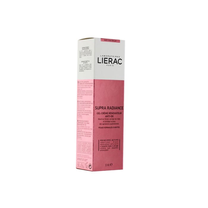 Lierac Supra Radiance Gel-crema Rinnovatore Antiossidante 30ml