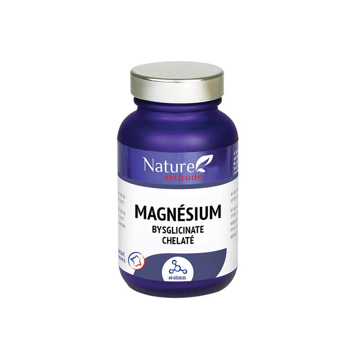 Magnesio bisglicinato chelato 60 capsule Nature Attitude