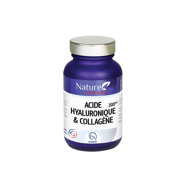 Acido Ialuronico e collagene 60 capsule Nature Attitude