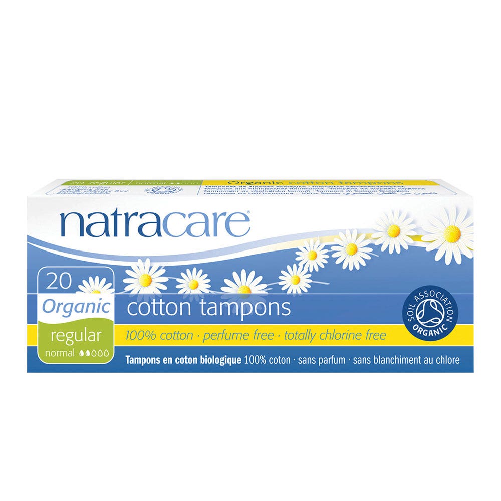 Natracare Tamponi Bio Senza Applicatore Regular Boite De 20
