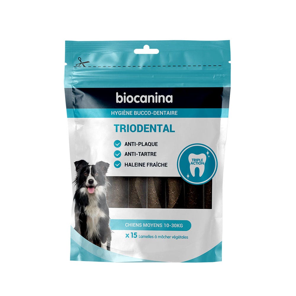 Biocanina Igiene Stecche masticabili Triodental Cane medio 10-30kg x15