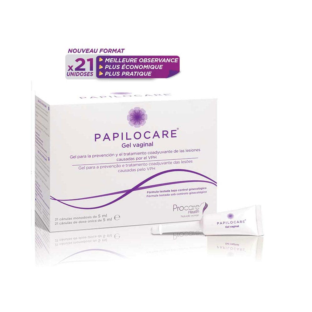 Procare Papilocare Gel vaginale 21 cannule monodose 21 x 5 ml