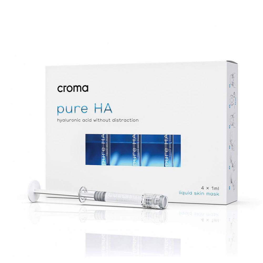 Croma Pharma Maschera all'acido ialuronico 4x1ml