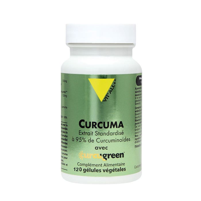 Vit'All+ Curcuma Estratto di curcuminoidi standardizzato al 95% 120 Capsule