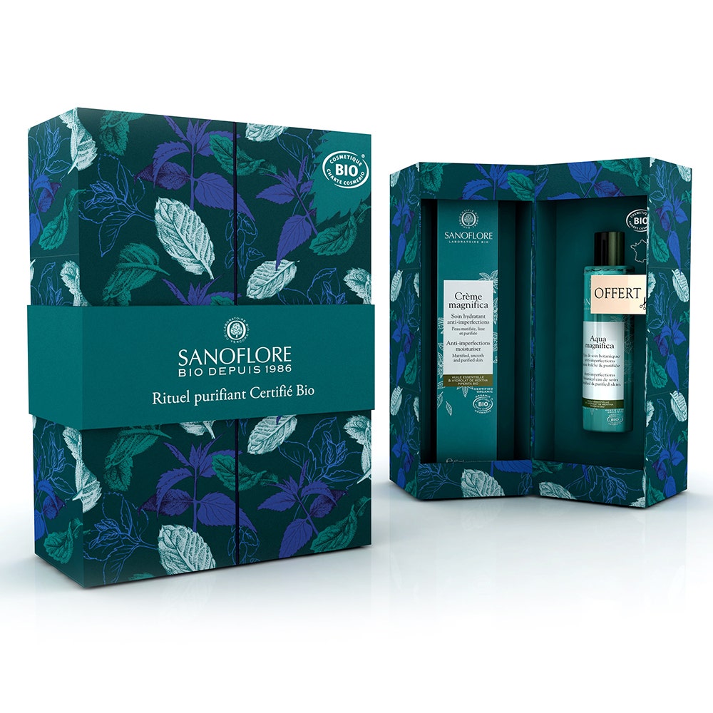 Sanoflore Magnifica Cofanetto Purificante Bio offerte 40ml + Aqua magnifica 50ml