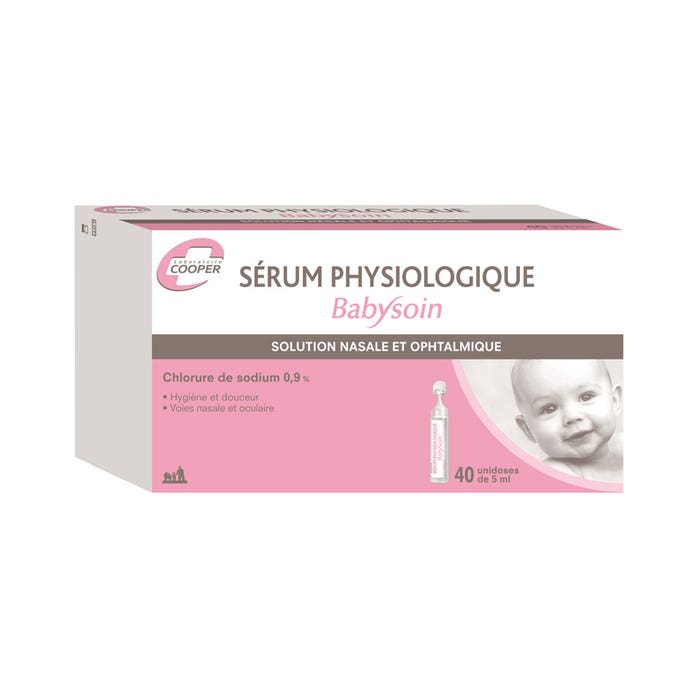 Soluzione salina 40x5ml Babysoin Soluzione nasale e oftalmica Babysoin