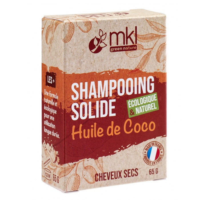 Shampoo solido all'Olio di Cocco 65gr Capelli secchi Mkl