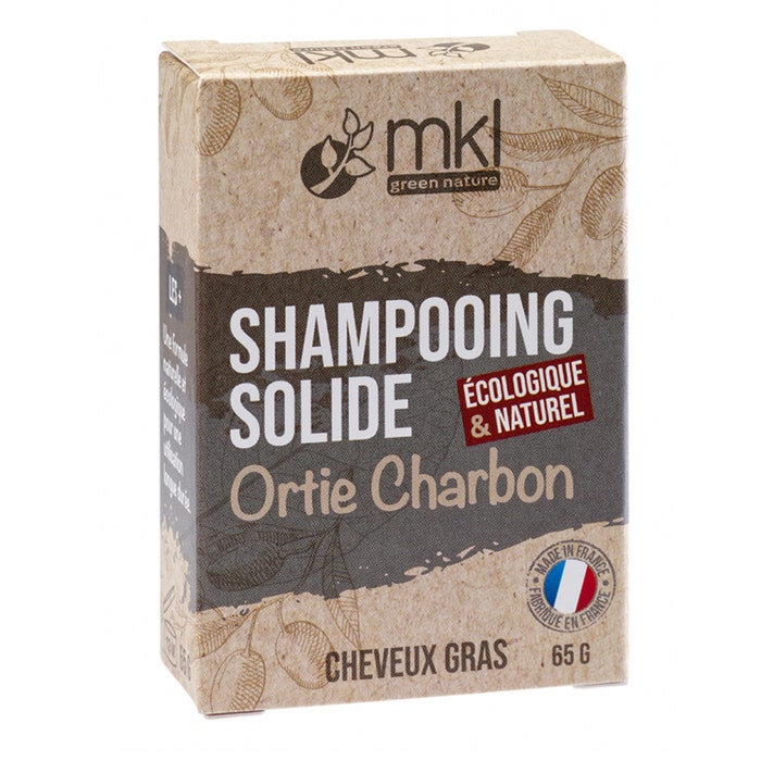 Shampoo solido all'Ortica 65gr Capelli grassi Mkl
