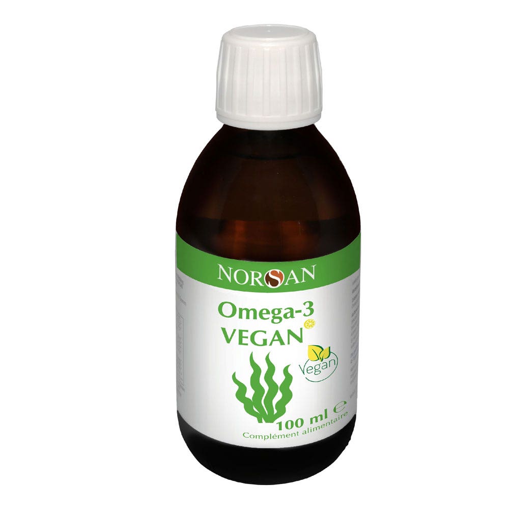 Norsan Olio di alghe vegane Omega Aroma Limone 100ml Easypara
