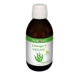 Norsan Olio di alghe vegane Omega 3 Aroma Limone 100ml
