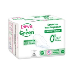 Love&Green Anti-irritazioni Super 12 Asciugamani 12 Asciugamani