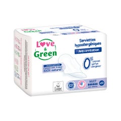 Love&Green Anti-irritazioni Notte 10 Asciugamani