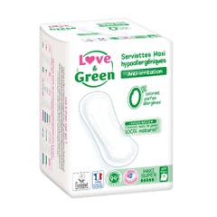 Love&Green Anti-Irritations Maxi Super Anti-irritations 14 Asciugamani