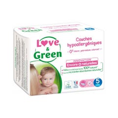 Love&Green Pannolini ipoallergenici taglia 5 Junior da 11 a 25 kg x40