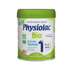 Physiolac 1 Bio Formule dense da 0 a 6 mesi De 0 A 6 Mois 800g