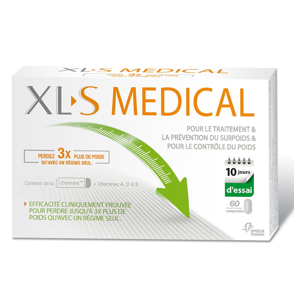 Xl-S Médical Medico Capteur De Graisses x 60 compresse