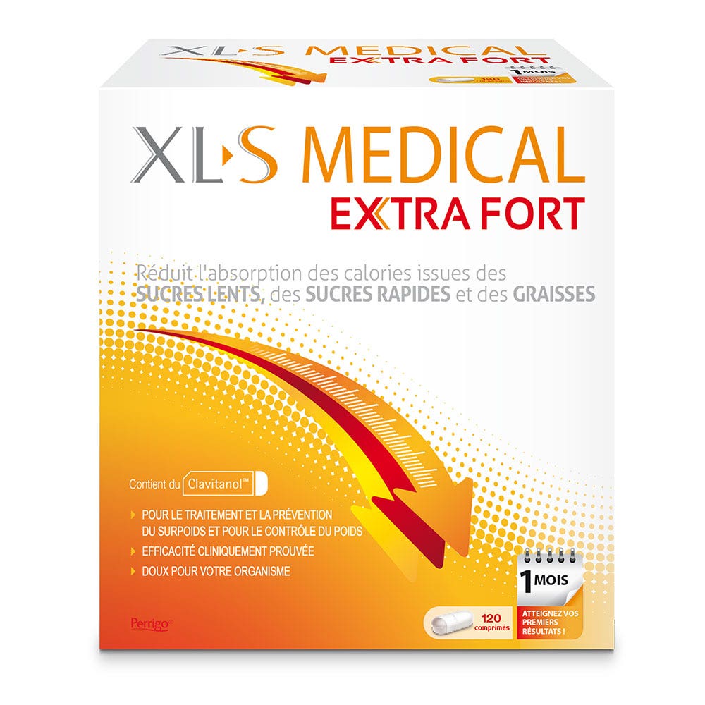 Xl-S Médical Perdita di peso medico Extra Fort Medical 120 compresse
