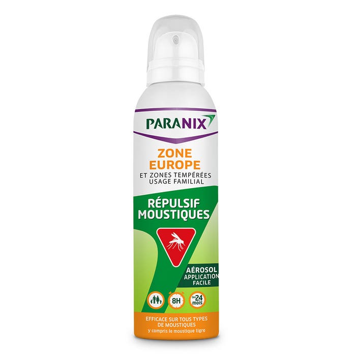 Zone Repellenti per zanzare Europa 125 ml Per tutta la famiglia Paranix