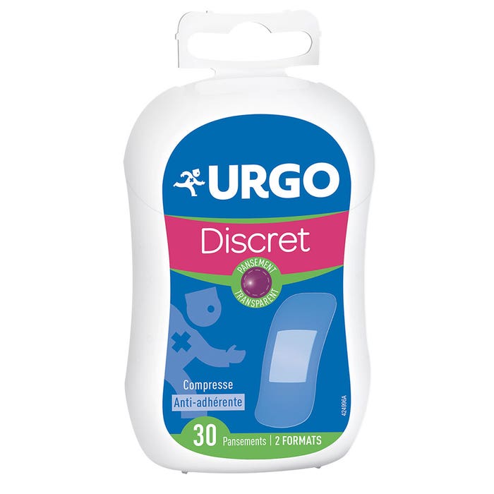 Compresse antiaderenti 30 Medicazioni trasparenti discrete Urgo
