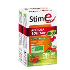 Nutreov Stim e Acerola Bio 2x28 Compresse 1000 mg