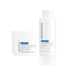 Neostrata Resurface Peel rinnovatore della pelle all'acido glicolico 10% AHA + Compresse 60 ml + 36 Compresse monouso