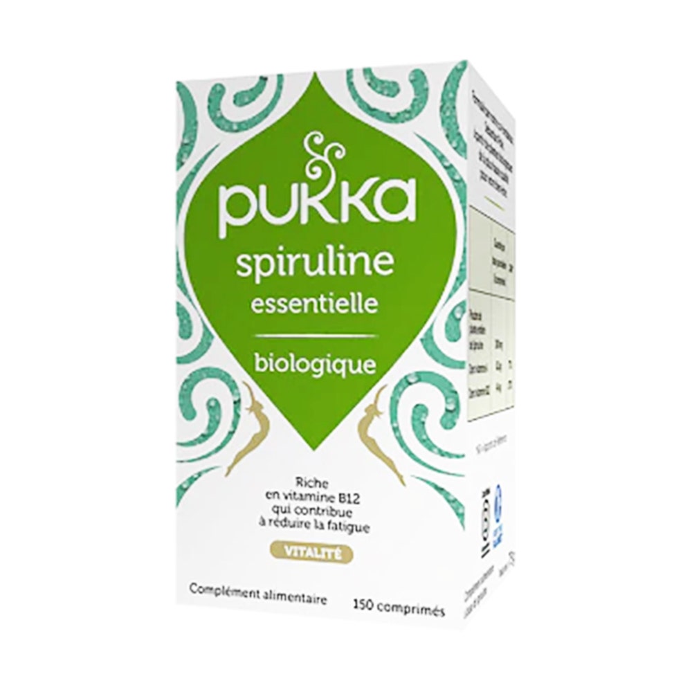 Pukka Integratore alimentare Vitality - Spirulina essenziale x 150 compresse