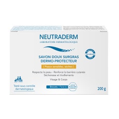 Neutraderm Sapone solido dermo-protettivo delicato di Surgras Pelle secca 200g