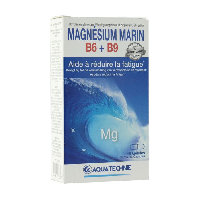 Magnesio Marina B6 B9 x 40 Geluli Biotechnie