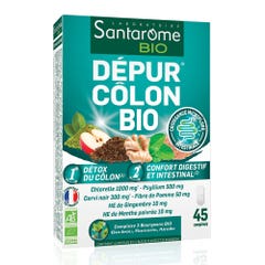 Santarome Dépur Colon Biologico Détoxifie & purifie les intestins 45 compresse