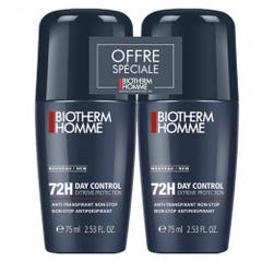 Biotherm Day Control Deodorante roll-on Uomo 2x75ml