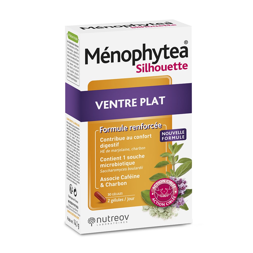 Ménophytea Menophytea silhouette Pancia piatta 30 capsule