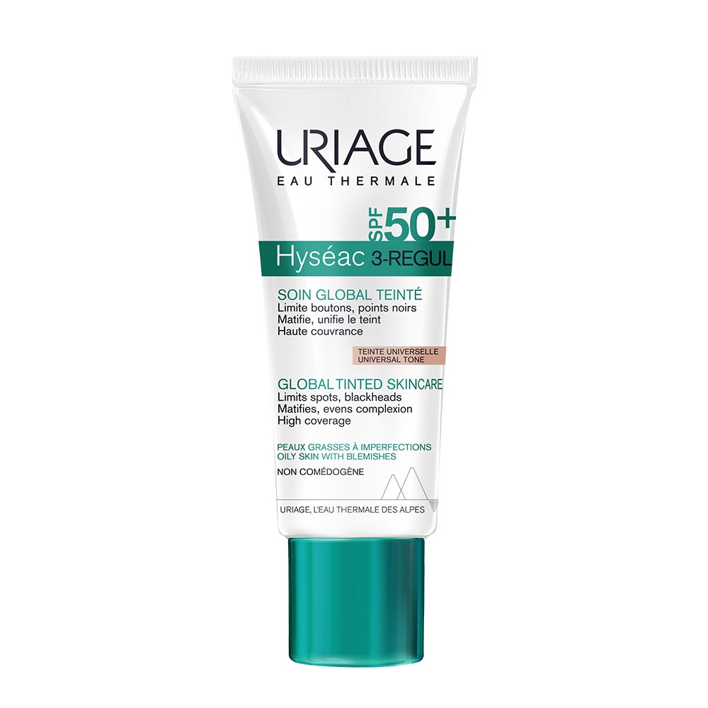 Uriage Hyseac Trattamento Globale Colorato Spf50+ 3-Regul 3-Regul 40ml