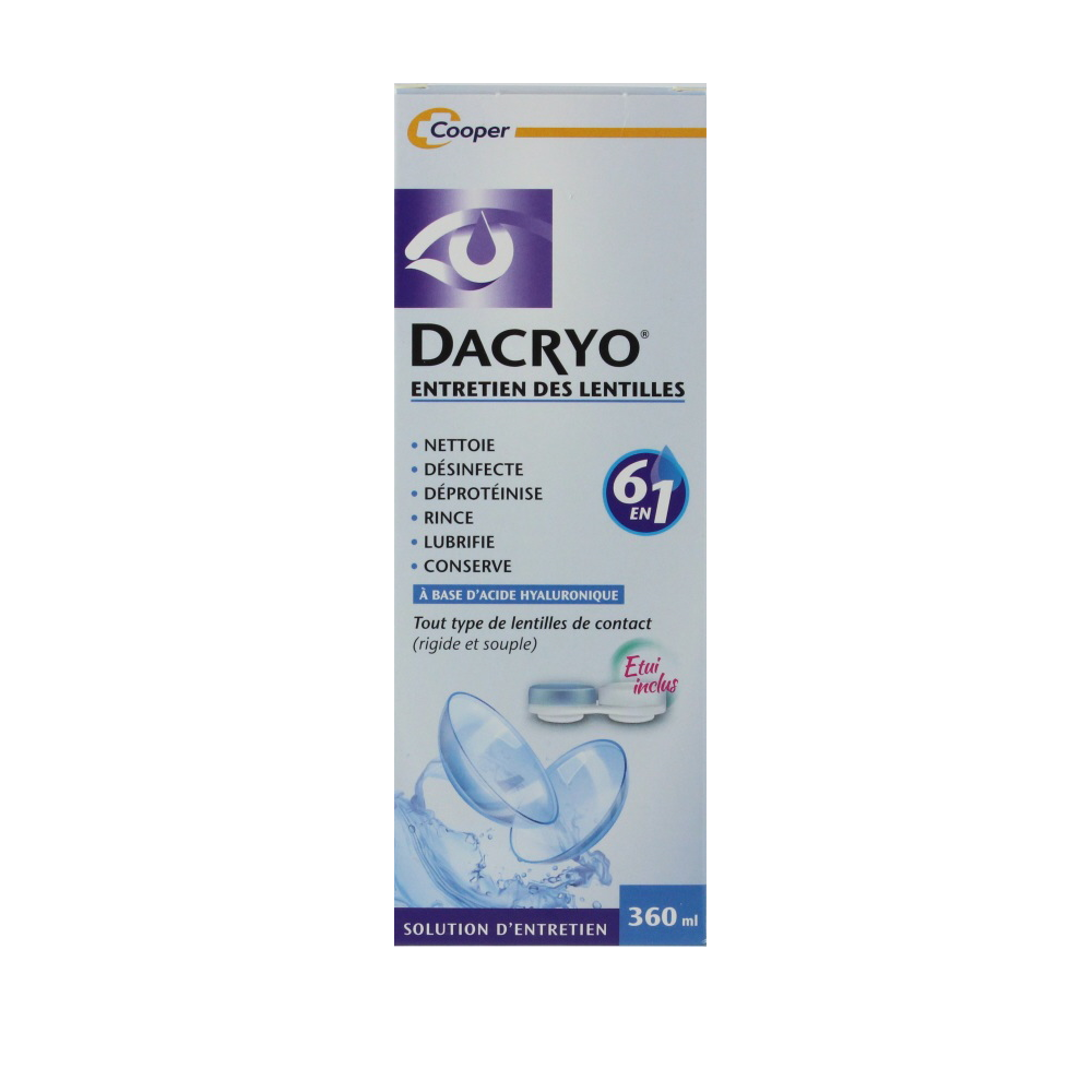 Dacryo Cura delle lenti Dacryo 360 ml